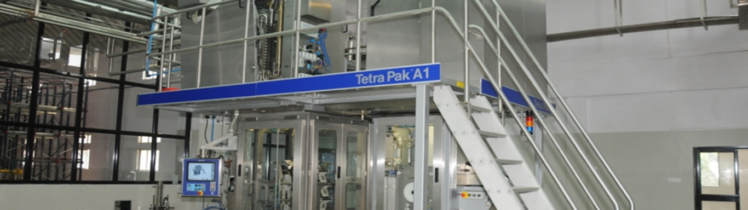 Setting up tetra pak plant