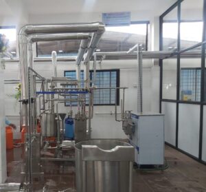 Mini dairy plant pasteurizer of pasteurization unit